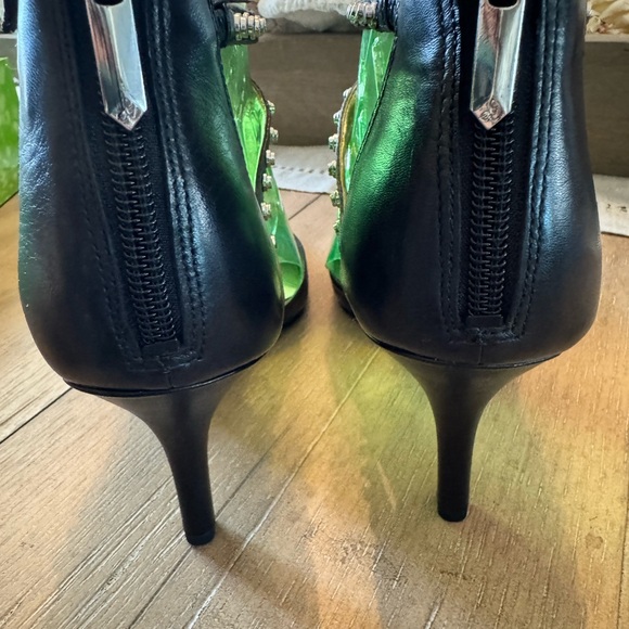 Sam Edelman Orla Black Leather Heels with Studded Straps, NIB, Women’s Size 9 - Picture 5 of 8